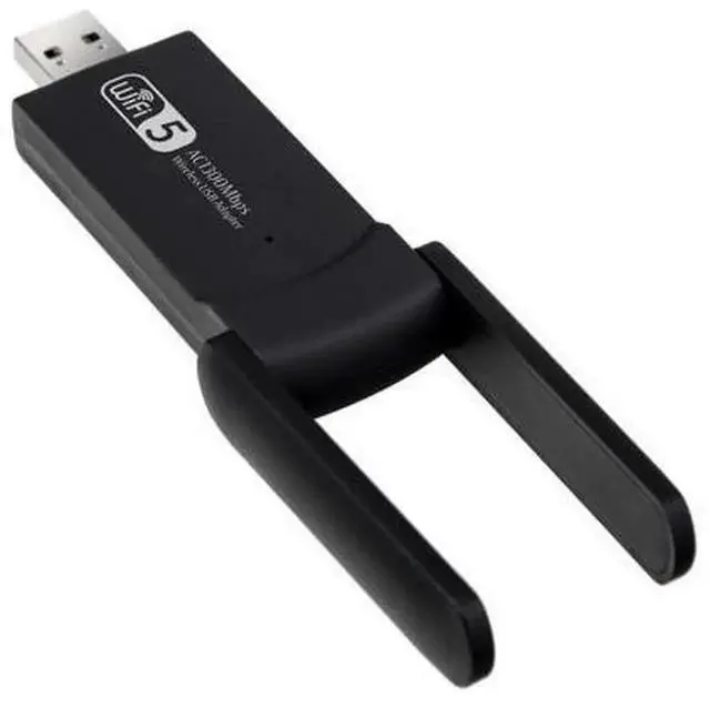 Alt view image 4 of 5 - 1300Mbps Dual Band Gigabit USB WiFi Adapter, 2.4G+5.8G Driver-Free Wireless Network Card, Plug & Play USB WiFi Dongle Compatible with Windows 10/11 for Desktop Laptop All Brand PCs