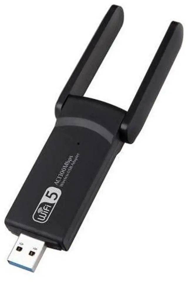 Alt view image 2 of 5 - 1300Mbps Dual Band Gigabit USB WiFi Adapter, 2.4G+5.8G Driver-Free Wireless Network Card, Plug & Play USB WiFi Dongle Compatible with Windows 10/11 for Desktop Laptop All Brand PCs