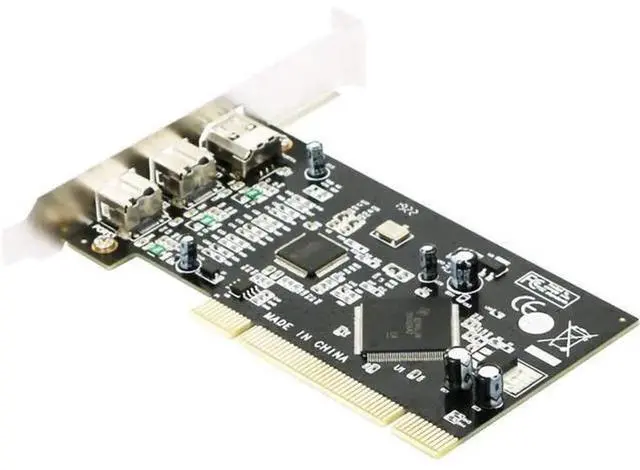 Alt view image 4 of 5 - PCI Firewire Combo Expansion Card, 2×IEEE 1394B 9Pin + 1×1394A 6Pin Firewire Controller Adapter, Internal PCI Add-On Card for Desktop PC Video Capture Devices