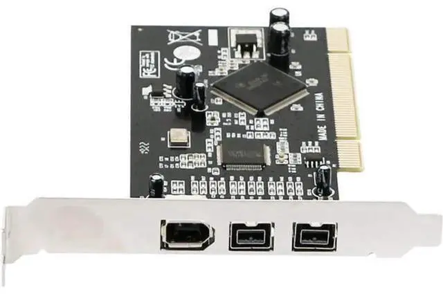 Alt view image 2 of 5 - PCI Firewire Combo Expansion Card, 2×IEEE 1394B 9Pin + 1×1394A 6Pin Firewire Controller Adapter, Internal PCI Add-On Card for Desktop PC Video Capture Devices