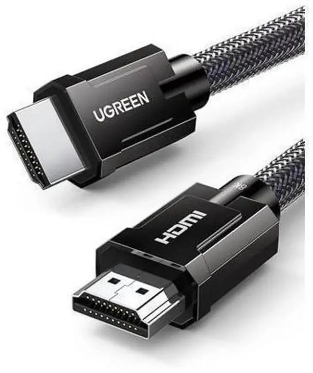 Main image of UGREEN Certified HDMI 2.1 Cable 16FT, 48Gbps Ultra High Speed Braided HDMI Cord, Supports 8K@60Hz, 4K@120Hz, Dynamic HDR & eARC, Compatible with PS5, Xbox Series, Switch, Roku, 8K Smart TV