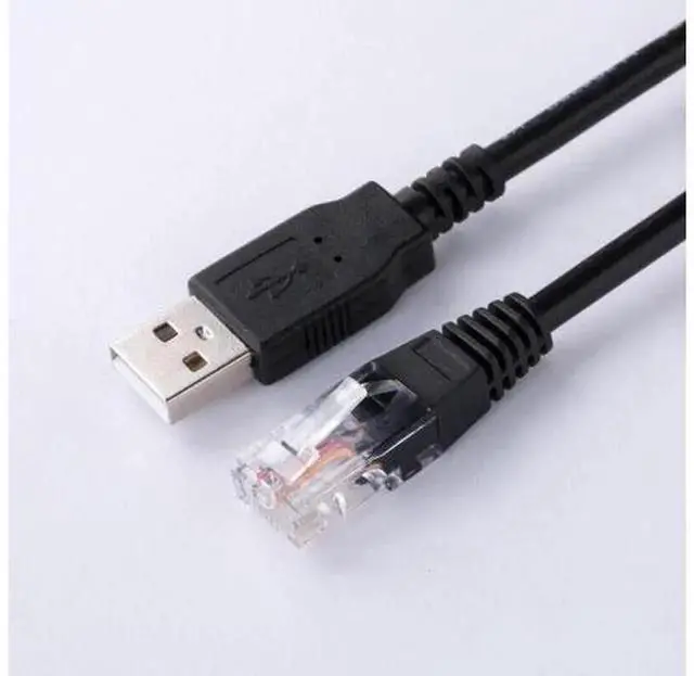 Alt view image 3 of 4 - USB-ETH PLC Programming Cable USB to RJ45 Ethernet Adapter, Compatible with Siemens S7-200SMART S7-1200 S7-1500 & Mitsubishi FX5U PLC for Program Upload Download Online Debugging