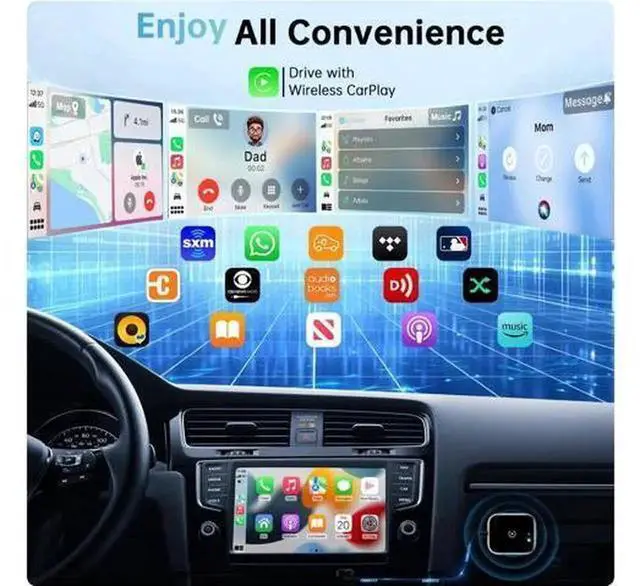 Alt view image 6 of 7 - Wireless CarPlay Adapter for iPhone, Convert Factory Wired CarPlay to Wireless Connection, Super Mini Plug-and-Play CarPlay Dongle, Fast Auto Connect for Vehicles with Original Wired Apple CarPlay