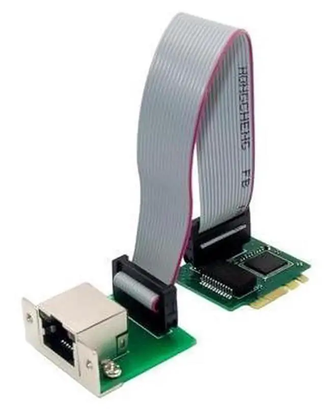 Alt view image 3 of 5 - M.2 A+E Key Gigabit Ethernet NIC with Intel I210AT Controller, Single RJ45 Copper Port Wired Network Adapter, Low Power LAN Card for Desktop PC and Small Servers