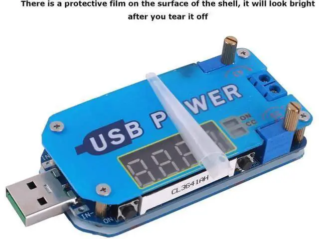 Alt view image 4 of 6 - 15W DC-DC Buck Boost Converter with Housing, Adjustable CVCC USB Power Supply Module, Step Up Step Down Voltage Regulator Supports Output 3.3V 9V 12V 24V 30V for Electronic DIY Projects