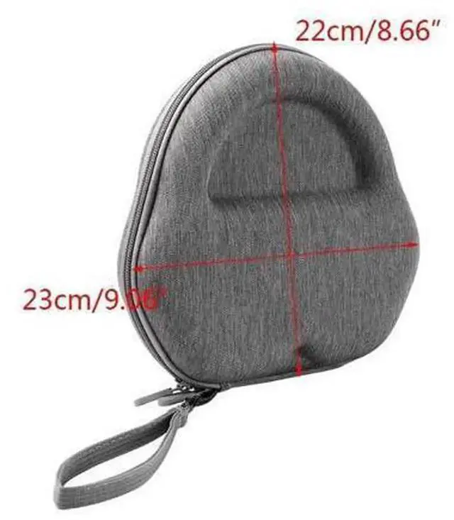 Alt view image 4 of 6 - Shockproof Hard EVA Carrying Case for MAX Wireless Headset, Lightweight Protective Storage Shell with Internal Compartment, Dustproof Anti-Scratch Travel Bag for Wireless Gaming Headphones