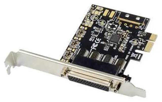 Alt view image 2 of 5 - PCIe to 4-Port RS232 Serial Adapter Card with AX99100 Chip, Industrial-Grade COM Port Expansion PCI-E Card for PLC, Scanner, POS and Industrial Control Equipment