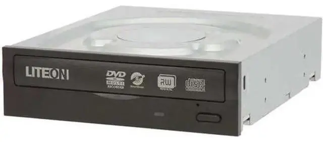 Main image of iHAS324-08 Internal SATA CD DVD Burner Drive, 24X DVD±R, 16X DVD-ROM, 48X CD-R Writer, Black Desktop Optical Disc Drive for Data Backup & Media Recording