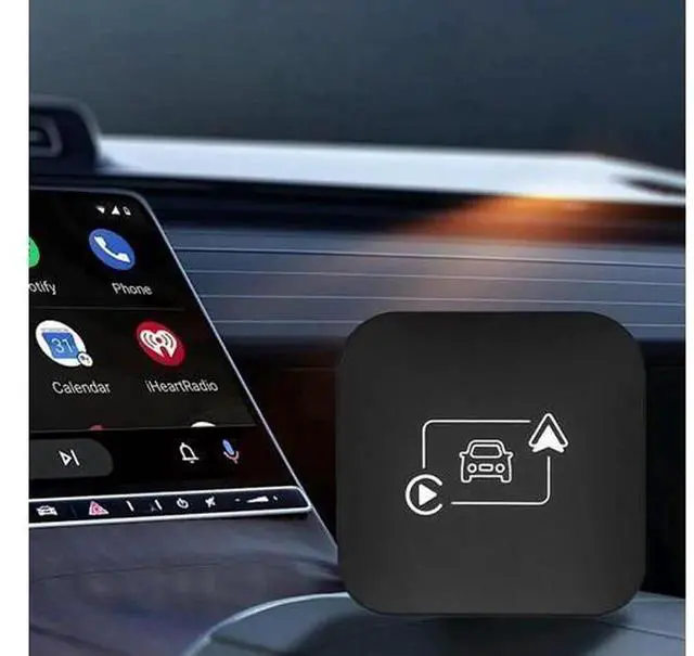 Alt view image 2 of 7 - Mini Wireless CarPlay & Android Auto AI Box Dongle, Built-in Android 11+ System with Bluetooth, Plug and Play Wireless Adapter for All Vehicles Equipped with Factory OEM Wired CarPlay and Wired Androi