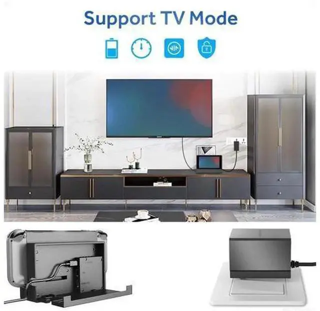 Alt view image 2 of 7 - 15V 2.6A AC Power Adapter Replacement Charger for Nintendo Switch, Switch Lite, Switch Dock & Pro Controller, Wall Charger with 5FT USB-C Cable, Supports TV Dock Mode