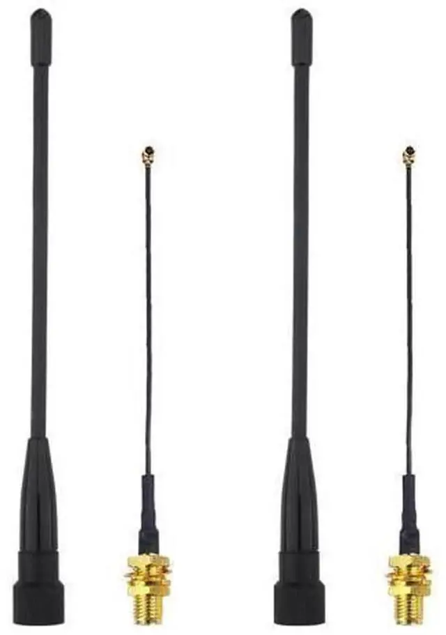 Main image of 2 Sets 10dBi 915MHz LoRa Soft Whip Meshtastic Antenna Kit, 7 Inch Long Range SMA Male Omni Antenna with MHF1 Extension Cable Adapter for Meshtastic Devices