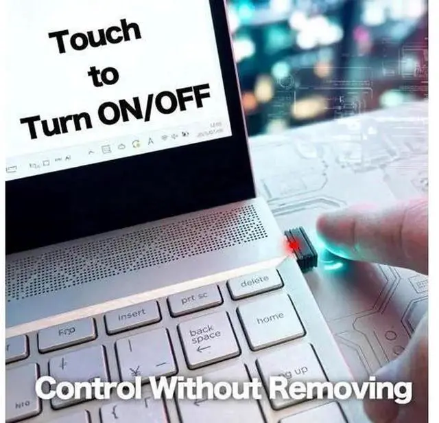 Alt view image 3 of 7 - Undetectable Mouse Jiggler with Touch Switch, Japan Designed USB Mouse Mover, 1-Pixel Tiny Cursor Movement, Plug and Play, No Extra Software Required