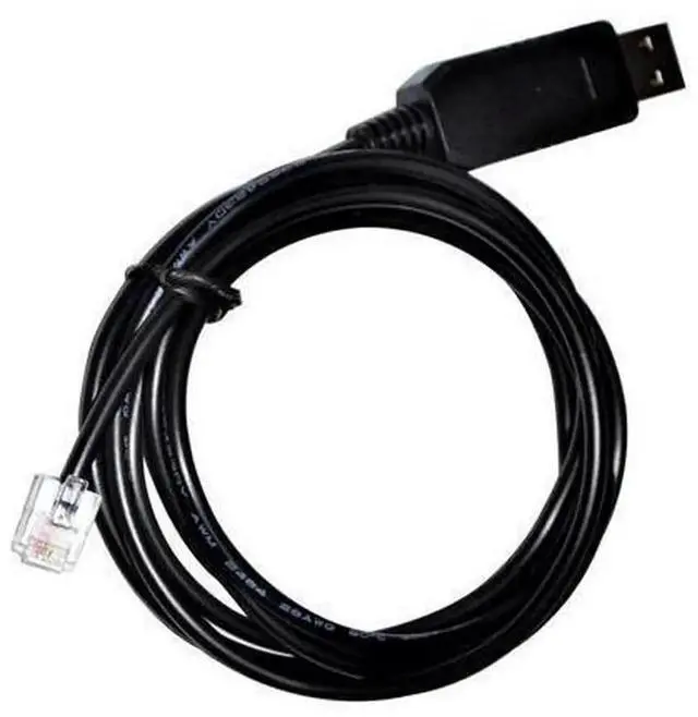 Main image of 3M FTDI FT232RL USB to RJ11 6P4C RS232 Serial Communication Cable, Replacement for Copley SER-USB-RJ11, for StepNet Stepper Motor Driver PC Connection