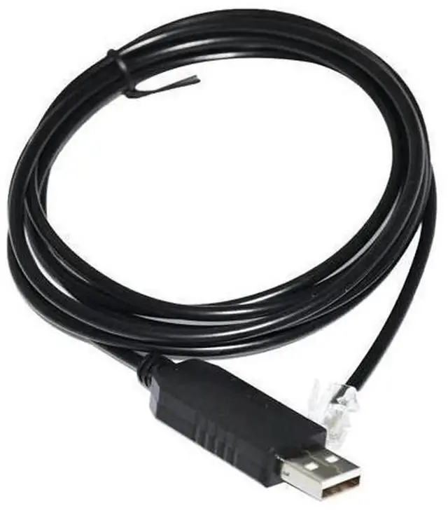 Main image of 3M FTDI USB to RS232 RJ9 RJ11 4P4C Console Control Cable, PC to AutoStar AudioStar Adapter Cord Compatible with Meade 505 497 LXD55 ETX 125 127 Telescopes