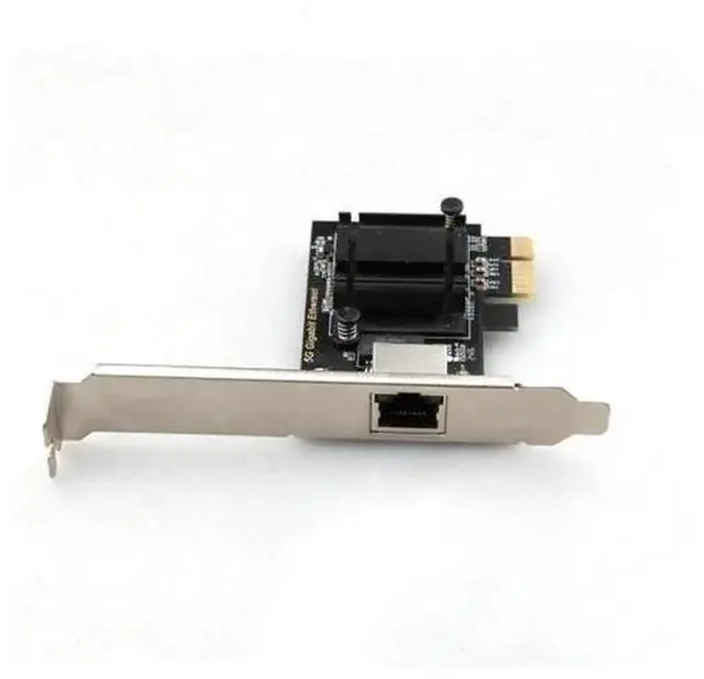 Alt view image 5 of 6 - Single Port PCIe 5G RJ45 Ethernet Card, Realtek RTL8126 Chip Gaming Wired Network Adapter, Support PXE Diskless Boot for Desktop PC