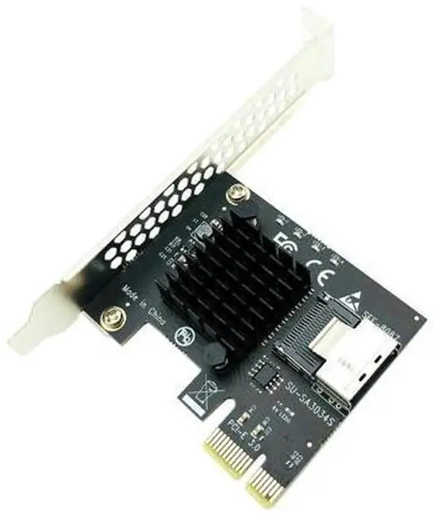 Alt view image 3 of 6 - PCIe to Mini SAS SFF-8087 Expansion Card, 6Gbps SATA Hard Drive Adapter Card for HDD SSD Storage Expansion