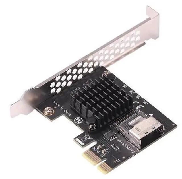 Alt view image 4 of 6 - PCIe to Mini SAS SFF-8087 Expansion Card, 6Gbps SATA Hard Drive Adapter Card for HDD SSD Storage Expansion