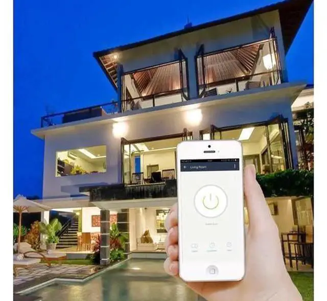 Alt view image 5 of 5 - 1 Pack Mini WiFi Smart Plug Socket, Wireless Remote Control Smart Outlet Compatible with Alexa Echo & Google Home for Voice Control