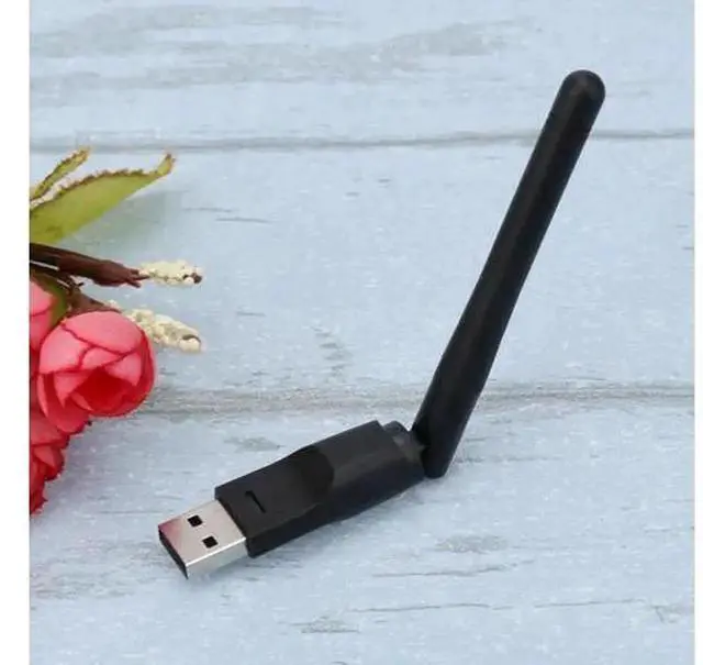 Alt view image 5 of 5 - 150Mbps Mini USB WiFi Adapter with 2dB Antenna, Portable Wireless USB WiFi Receiver Network Card for Desktop PC