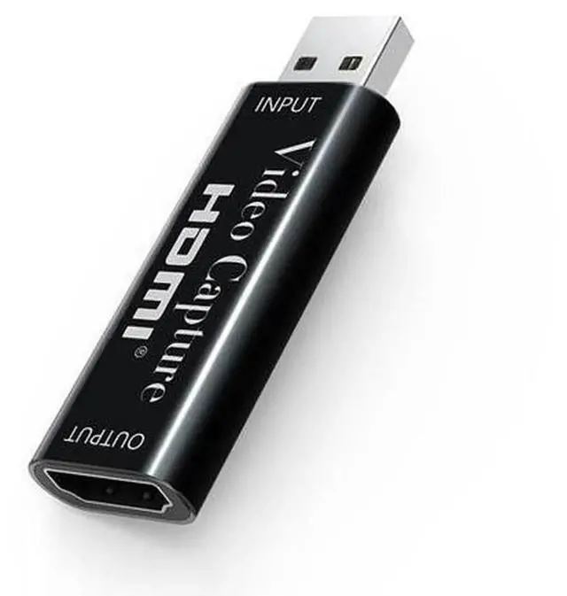 Alt view image 4 of 6 - USB Video Capture Card, HD Game Video Grabber Recording Adapter for Live Streaming, Broadcast, Gaming Recording