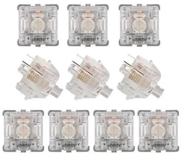 Main image of Everglide Aqua King V3 5Pin 55g Transparent Linear Switch, MX Hot Swappable Mechanical Keyboard Switch for Custom Gaming Typing Keyboards