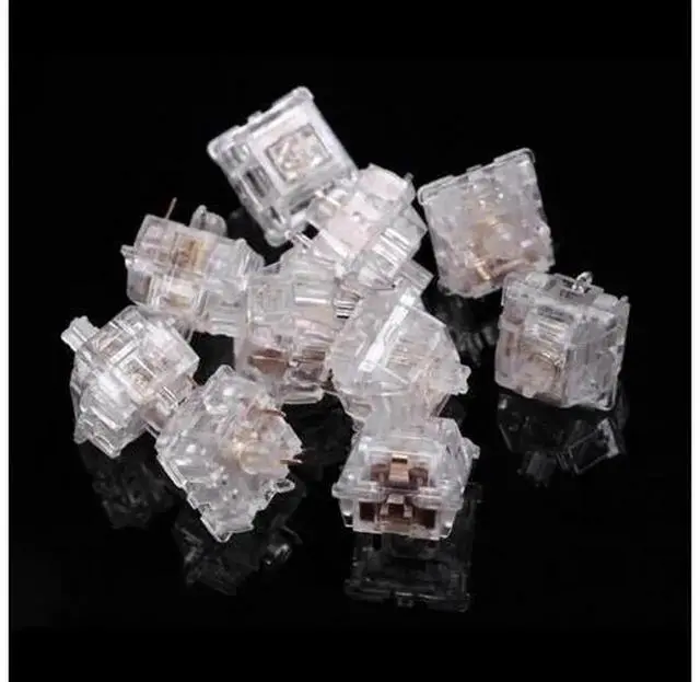 Alt view image 5 of 6 - Everglide Aqua King V3 5Pin 55g Transparent Linear Switch, MX Hot Swappable Mechanical Keyboard Switch for Custom Gaming Typing Keyboards