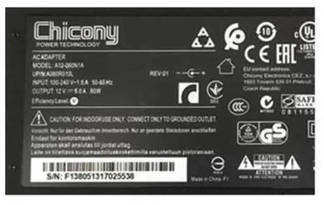 Alt view image 2 of 2 - 60W Laptop AC Charger Power Supply, 12V 5A Adapter Compatible with LITEON PA-1600-2A-LF, Chicony A12-060N1A A060R010L, 4.16A Power Adapter for Monitor & Notebook