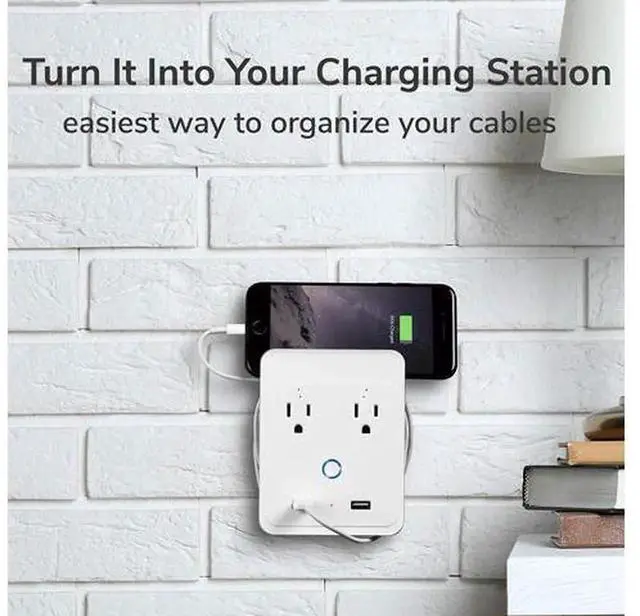 Alt view image 6 of 6 - US Standard WiFi Wireless Smart Socket Plug, WiFi Smart Sub-Control Power Strip Outlet, No Hub Required for Home Smart Appliance Control