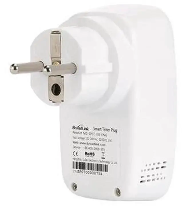 Alt view image 2 of 3 - Broadlink 15A 3600W WiFi Smart Plug Outlet, Wireless Remote Control Timer Smart Socket, Works with iOS & Android APP, Compatible with Alexa Google Home Voice Assistant