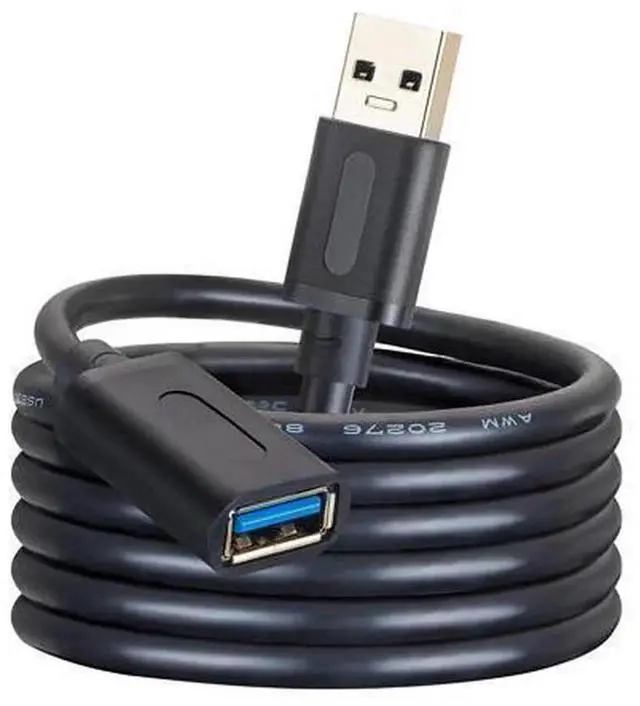Main image of 25Ft/8M USB 3.0 Extension Cable, High Speed Type A Male to A Female USB Extender Cord, Compatible with Xbox, PlayStation, USB Flash Drive, External Hard Drive, Keyboard, Printer, Scanner