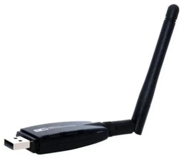 Alt view image 2 of 3 - 150Mbps USB WiFi Adapter with Antenna, USB 2.0 2.4GHz Mini Wireless Network Receiver, Portable Wi-Fi Network Card for Desktop Laptop PC