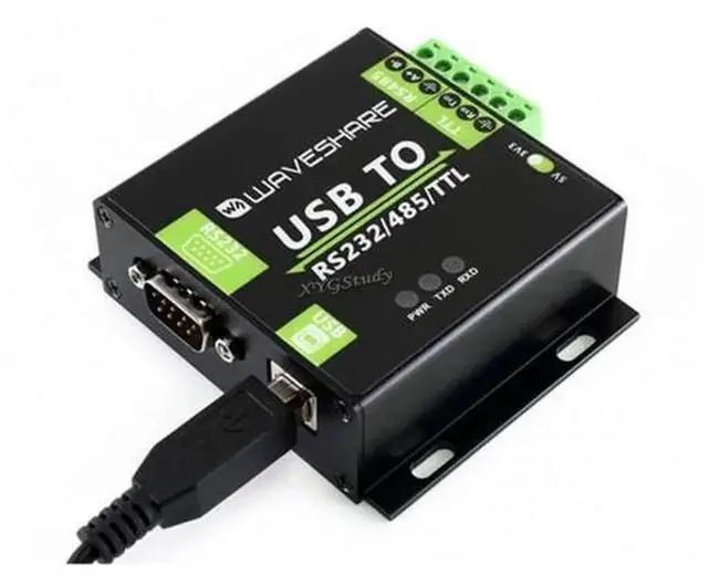 Main image of XYGStudy Isolated USB to RS232 RS485 TTL UART Converter with FT232RL Chip, Industrial Magnetic Isolation TVS Protection, Aluminum Alloy Shell USB Serial Adapter Supports RS232/485/TTL