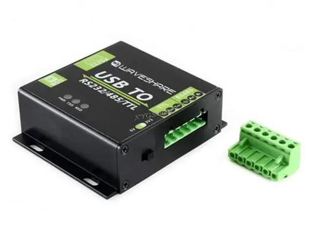 Alt view image 5 of 7 - XYGStudy Isolated USB to RS232 RS485 TTL UART Converter with FT232RL Chip, Industrial Magnetic Isolation TVS Protection, Aluminum Alloy Shell USB Serial Adapter Supports RS232/485/TTL