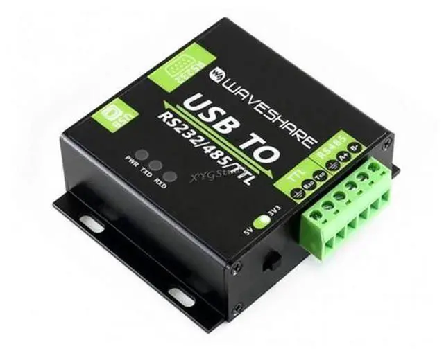 Alt view image 4 of 7 - XYGStudy Isolated USB to RS232 RS485 TTL UART Converter with FT232RL Chip, Industrial Magnetic Isolation TVS Protection, Aluminum Alloy Shell USB Serial Adapter Supports RS232/485/TTL