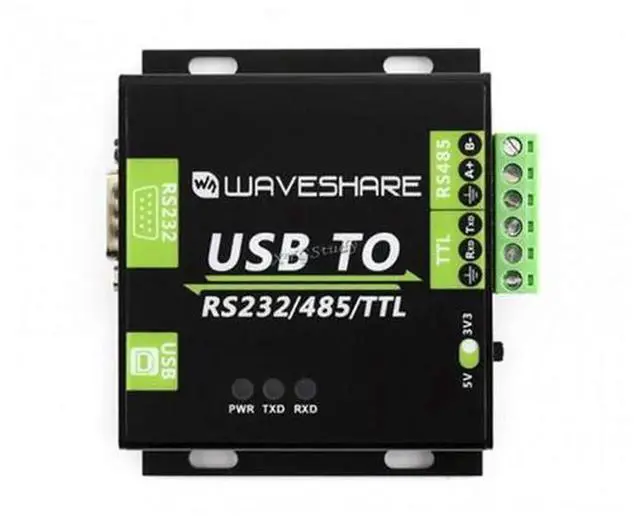 Alt view image 3 of 7 - XYGStudy Isolated USB to RS232 RS485 TTL UART Converter with FT232RL Chip, Industrial Magnetic Isolation TVS Protection, Aluminum Alloy Shell USB Serial Adapter Supports RS232/485/TTL