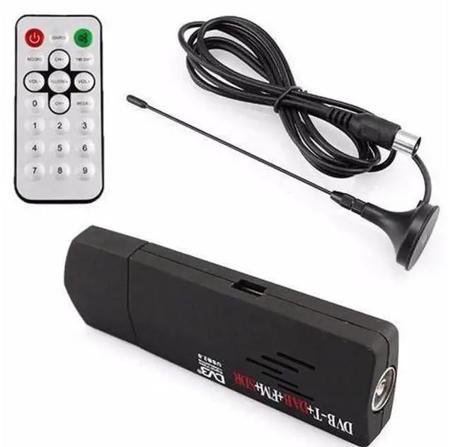 Main image of USB 2.0 SDR Receiver Dongle with Antenna, RTL2832U + R820T Chip DVB-T Digital TV Stick, Supports DAB FM Radio Software Defined Radio