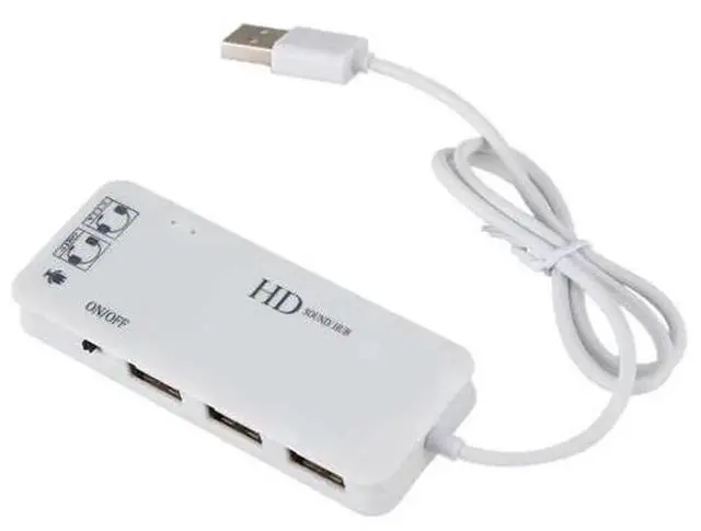 Alt view image 4 of 7 - External USB Audio Sound Card Module with CM108 Chip, Portable DAC Decoder Board Plug and Play USB Sound Adapter Replacement for Built-in Audio Jack of Desktop PC Laptop Windows Mac