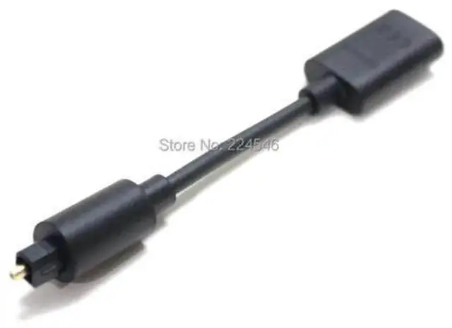 Alt view image 2 of 3 - 12CM 4.7 Inch Optical TOSLINK to HDMI ARC Audio Adapter Cable, Model OPADPWW1BLK Digital SPDIF Optical to HDMI Converter for SONOS Beam Soundbar, Connect Old TV Optical Out to Sonos Beam HDMI ARC Port