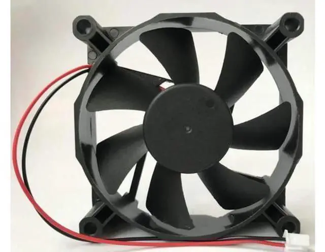 Alt view image 2 of 3 - TD8020LS DC Brushless Cooling Fan, 80x80x20mm 2-Wire Replacement Cooler Fan, DC 12V 0.08A 2500RPM 32CFM Silent Axial Fan, Compatible with Water Dispenser, Chassis, Industrial Equipment, Small Electron