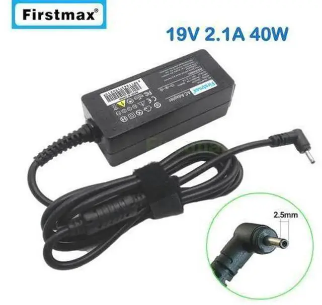 Main image of 40W 19V 2.1A AC Power Charger Adapter with 2.5mm DC Tip, Replacement Laptop Power Supply Compatible with Medion Akoya WETAB 16GB 32GB MD97511 MD98511 MD97512 MD98512 Tablet Notebook Charger