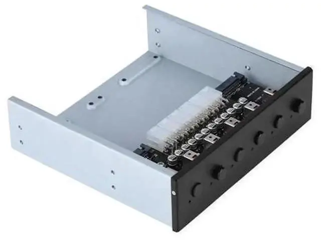 Alt view image 5 of 5 - 6-Way Hard Drive Selector Controller, SATA Hard Disk Power Switch Module for Desktop PC, Independent Power Control Switch Support 2.5 Inch & 3.5 Inch SATA HDD SSD Multi-Drive Management