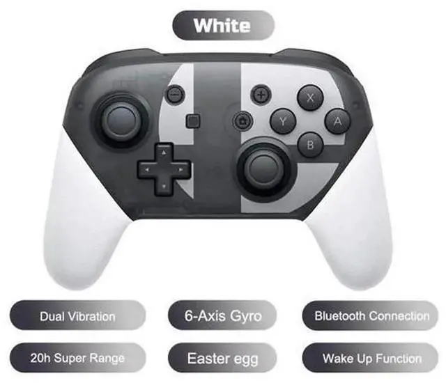 Main image of Limited Themed Bluetooth Wireless Pro Game Controller, Ergonomic Gamepad Compatible with Nintendo Switch, Switch Lite, Switch OLED & Windows PC Steam, Built-in 6-Axis Gyro, Turbo Auto-Fire & Dual Adju