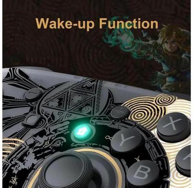 Alt view image 2 of 6 - Limited Themed Bluetooth Wireless Pro Game Controller, Ergonomic Gamepad Compatible with Nintendo Switch, Switch Lite, Switch OLED & Windows PC Steam, Built-in 6-Axis Gyro, Turbo Auto-Fire & Dual Adju