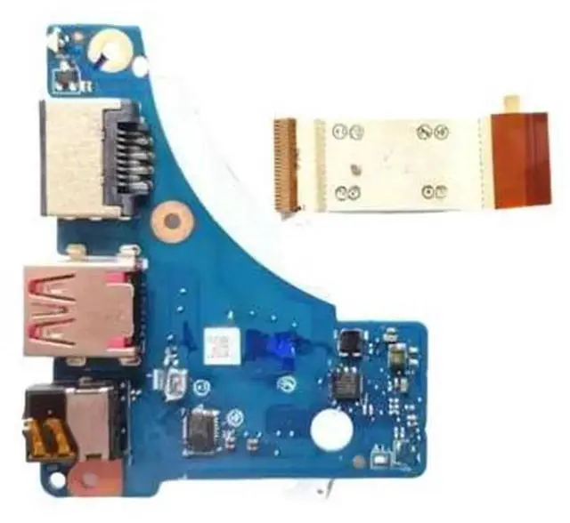 Main image of Laptop USB Audio IO Board With Matching Ribbon Cable NS-B165 NF-B162 FRU 5C50N67253 DY510 DY511, Replacement Side Interface Daughterboard for Lenovo Legion Y720-15IKB Notebook