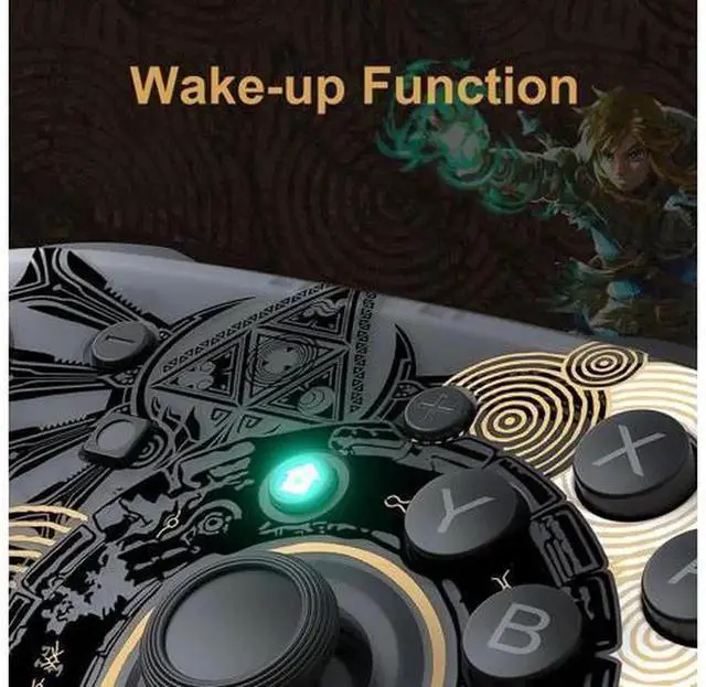 Alt view image 6 of 6 - Limited Monster Theme Bluetooth Wireless Pro Controller, Wireless Gamepad Compatible with Nintendo Switch, Switch Lite, Switch OLED & Steam PC, Ergonomic Gaming Controller with Vibration, Turbo, Motio