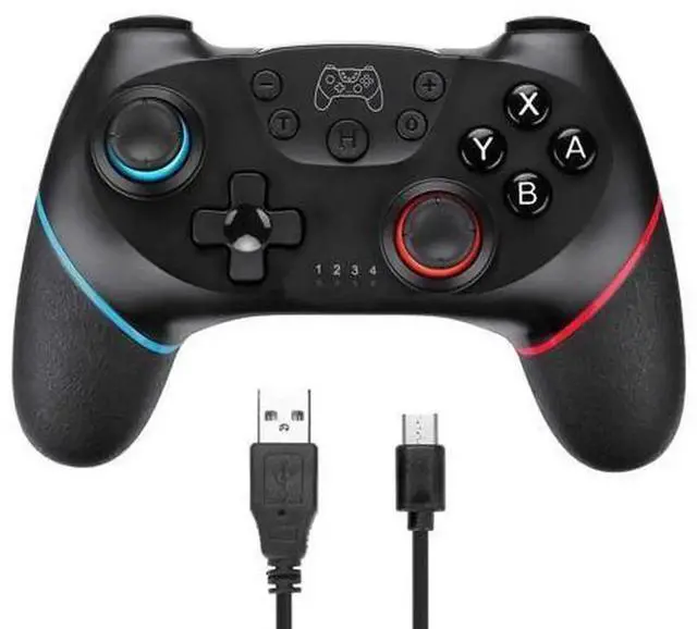 Main image of Wireless Bluetooth Game Controller with 6-Axis Gyro & Dual Motor Vibration, Ergonomic Wireless Gamepad Compatible with Nintendo Switch/Switch Lite/Switch OLED, Rechargeable Switch Gaming Accessory wit
