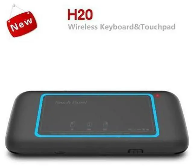 Alt view image 2 of 5 - H20 Mini Wireless Backlit Keyboard with Touchpad & Air Mouse, IR Learning Remote Control Combo, Portable 2.4G Wireless Keyboard for Android TV Box, Smart TV, Windows PC, Multimedia Wireless Air Remote