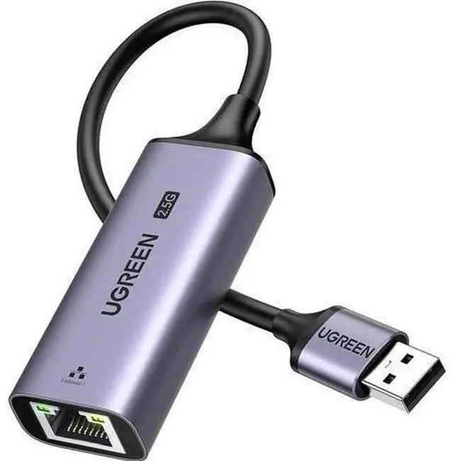 Main image of 2.5Gbps Aluminum USB 3.0 to RJ45 Ethernet Adapter, High Speed USB to LAN Network Dongle Compatible with MacBook Air Pro, XPS, Windows & macOS Laptops