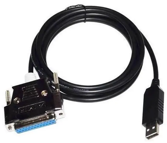 Alt view image 3 of 6 - FT232RL USB 2.0 to DB25 Female RS232 Serial Communication Cable, Replacement PN 75053 for Bio-Tek Automatic Microplate Reader, Available in 0.8M & 1.8M Length