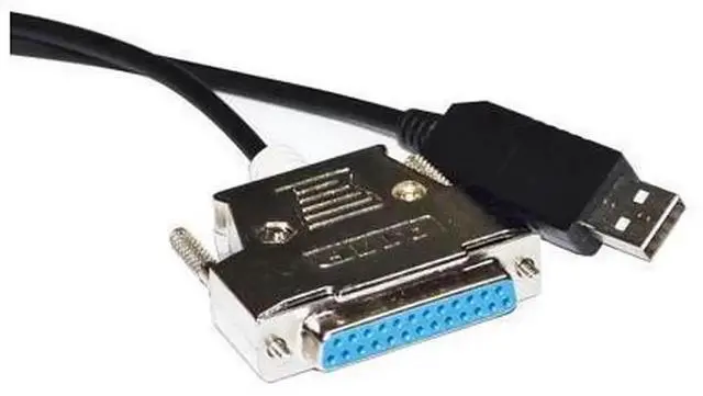 Alt view image 2 of 6 - FT232RL USB 2.0 to DB25 Female RS232 Serial Communication Cable, Replacement PN 75053 for Bio-Tek Automatic Microplate Reader, Available in 0.8M & 1.8M Length